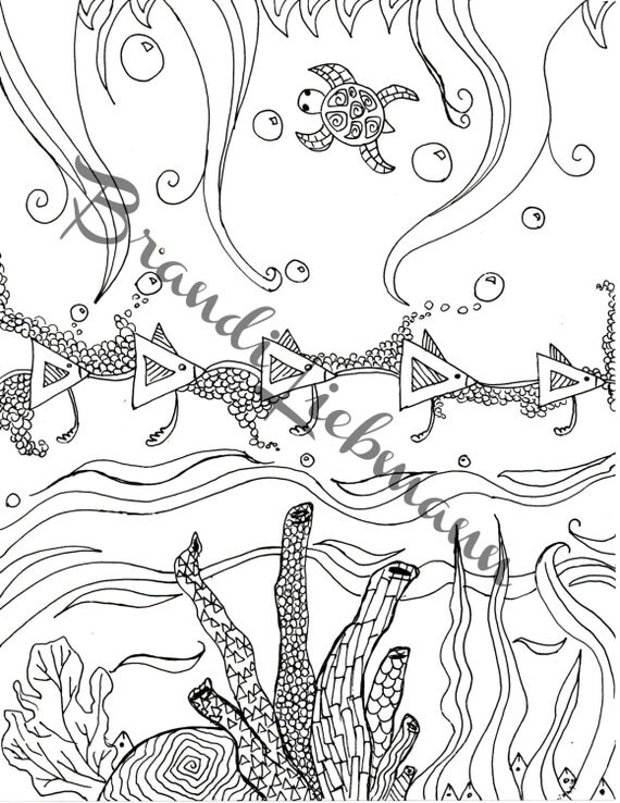 Items similar to Printable Coloring Page / Relaxing Zen Drawing
