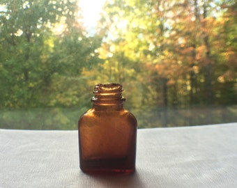 Teeny Sweet Brown Beach Found Bottle ~ Lake Champlain Vermont Islands