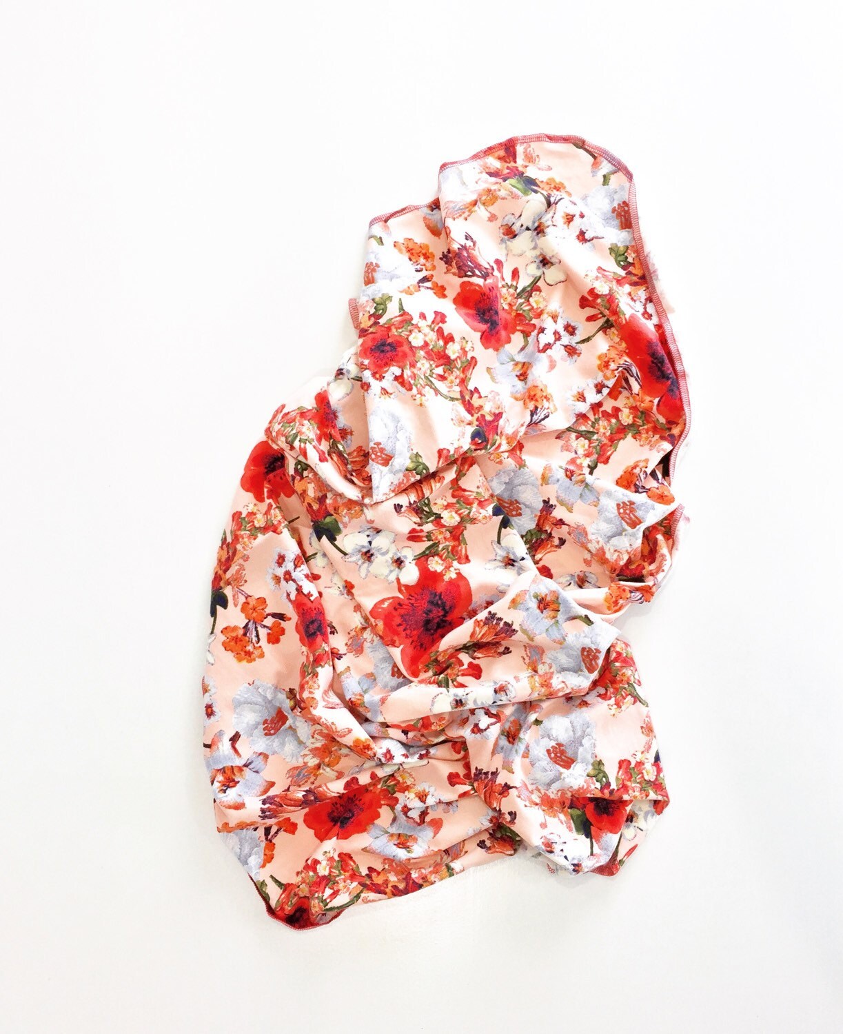 Floral Swaddle Baby Girl Swaddling Blanket Modern Baby by lilcleo