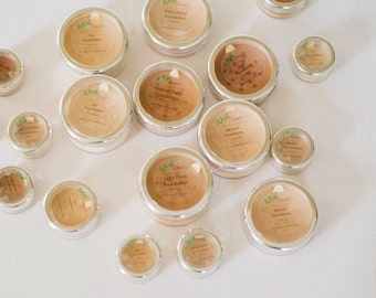 Vegan Makeup, Natural Makeup, Mineral Foundation, Natural Foundation, Loose Mineral Powder - RAW Beauty LLC