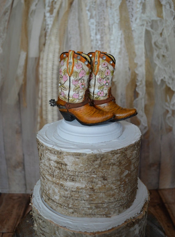 Cowgirl the birthday party cake topper girl's by MorganTheCreator