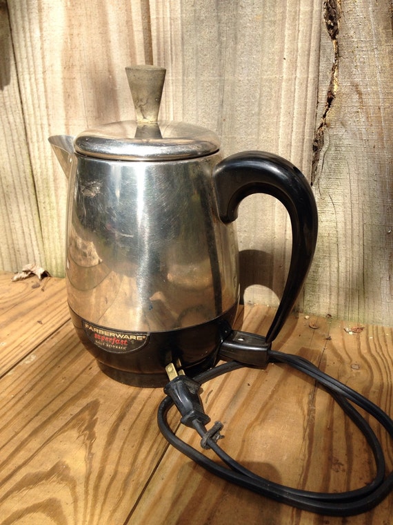 Vintage Farberware Electric Percolator 6 Cup made in USA