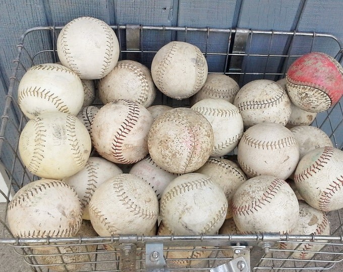 Vintage Softballs - Set of 5