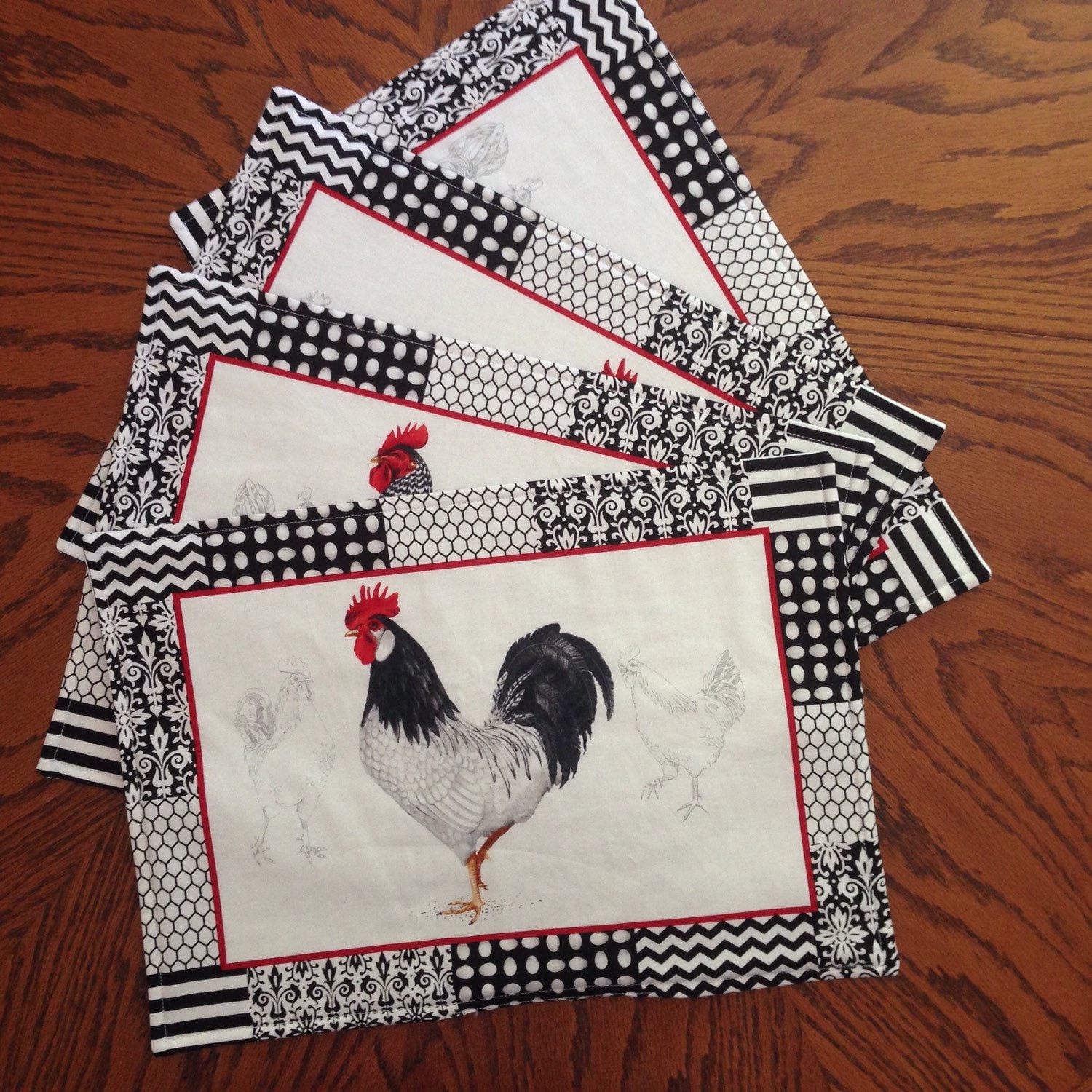 Rooster Placemat Set 4