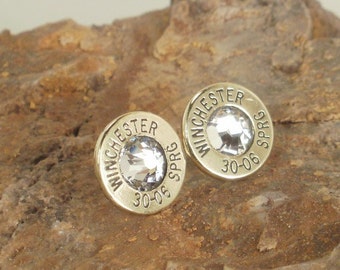 30-06 Bullet Earrings - Deer Hunter Earrings - Ultra Thin - Winchester 30-06 - PICK A COLOR
