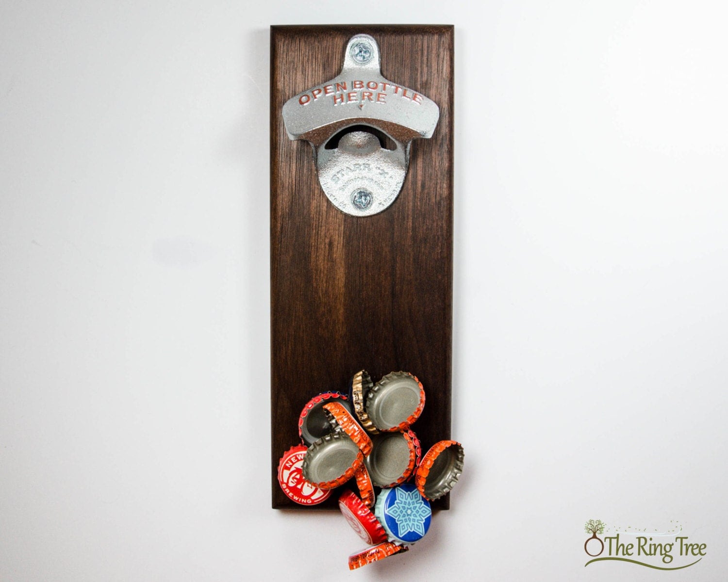 bottle opener CapCollector Walnut Hardwood