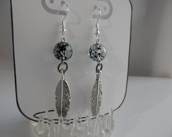 WHIMSICAL Feather Earrings