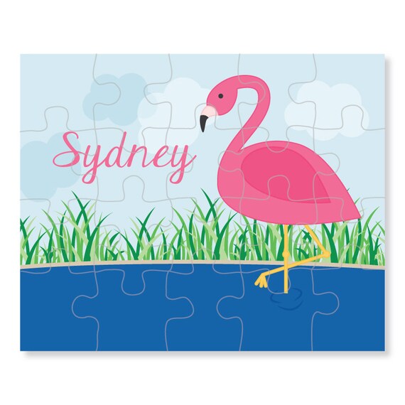 Flamingo Puzzle Personalized Puzzle for Kids Jigsaw Puzzle