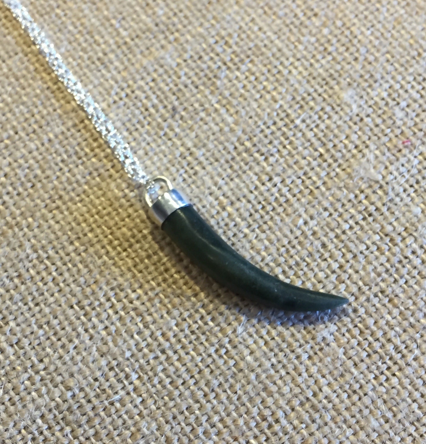Jade tooth pendant Clearance