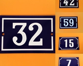 Vintage French House Numbers