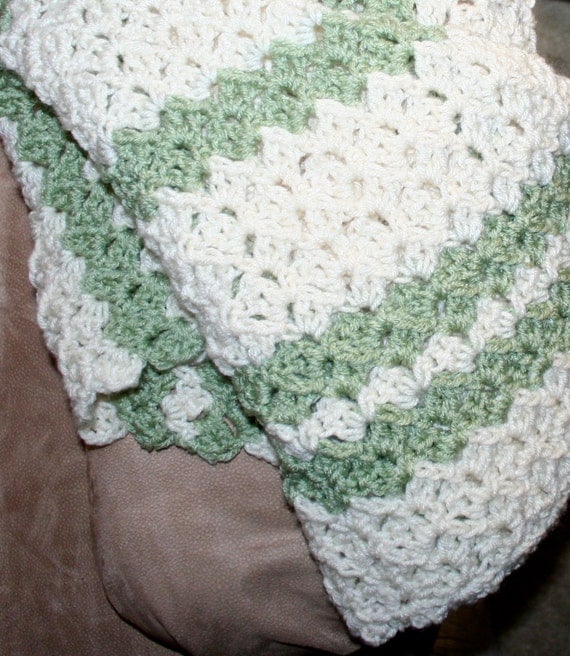 Afghan Pattern Easy Crochet Throw Textured by