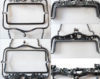 Vintage Metal Purse Frame Cherub Frame or Dolphin Frame - Your choice Purse Making Supply from TreasuresOfGrace