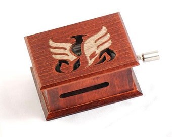 Dragon phoenix custom music own individual unique music box with optional music