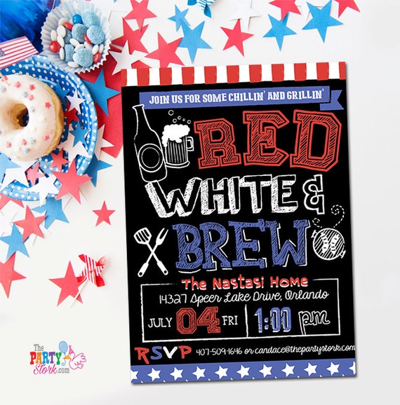 4Th Of July Invitations Printable 3