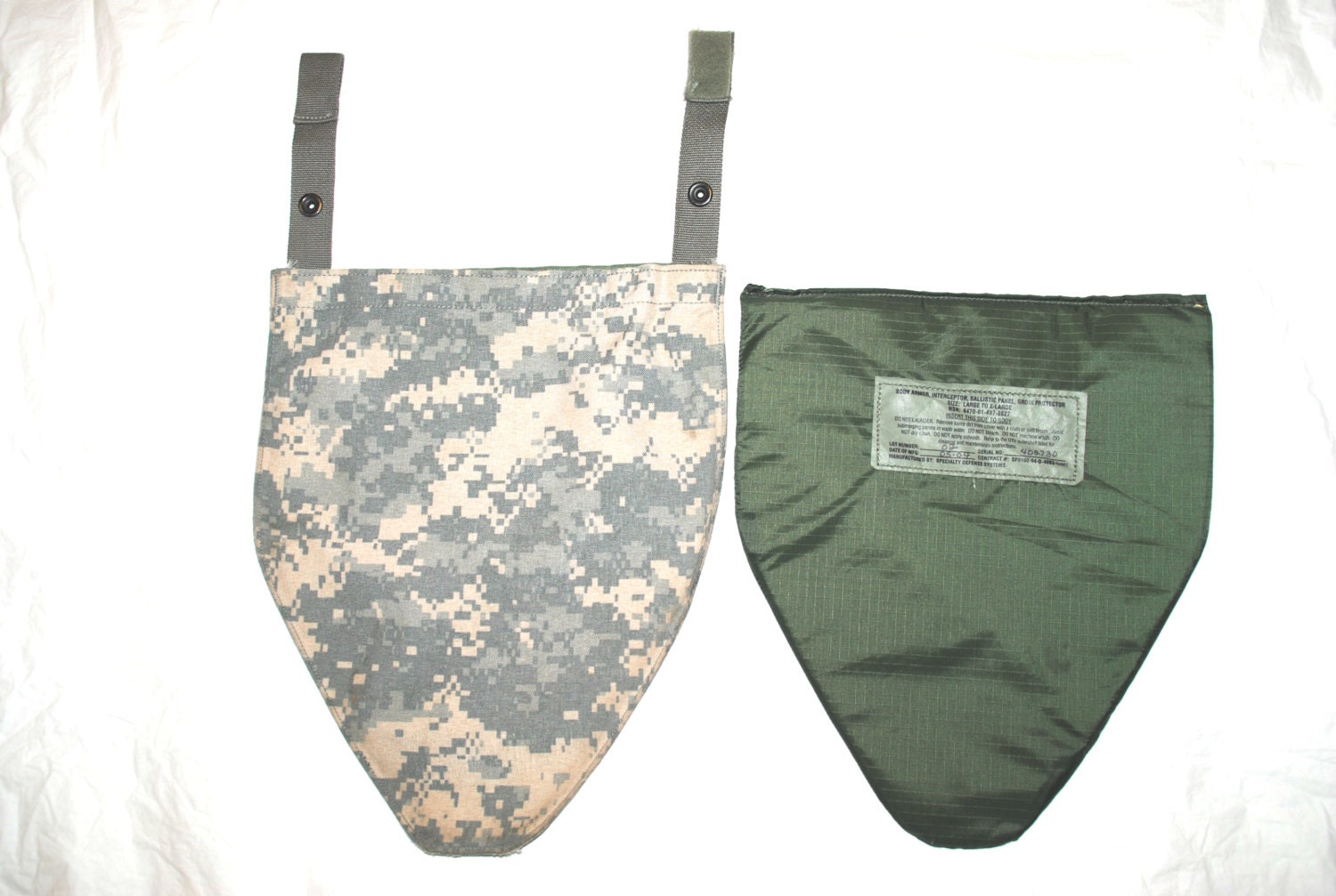 Genuine Us Army Acu Groin Protector with Armor Insert for IOTV