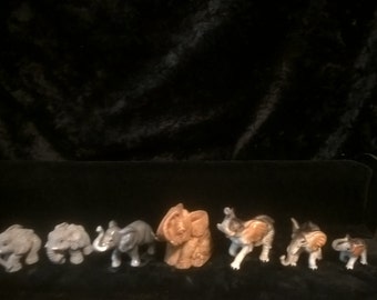Elephant Collection Set of 7