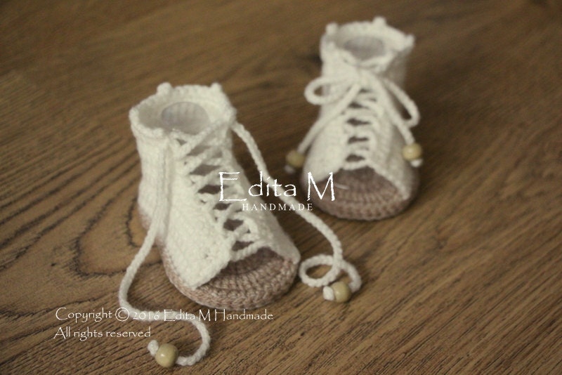 Crochet baby sandals gladiator sandals baby girl booties