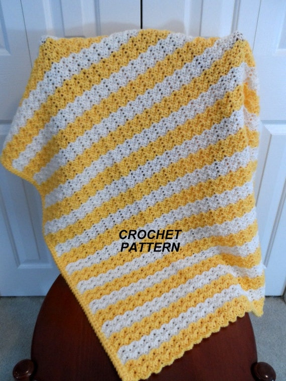 crib size baby patterns crochet blanket Pattern, Afghan, Ripple Petite Crochet Baby Crib Blanket