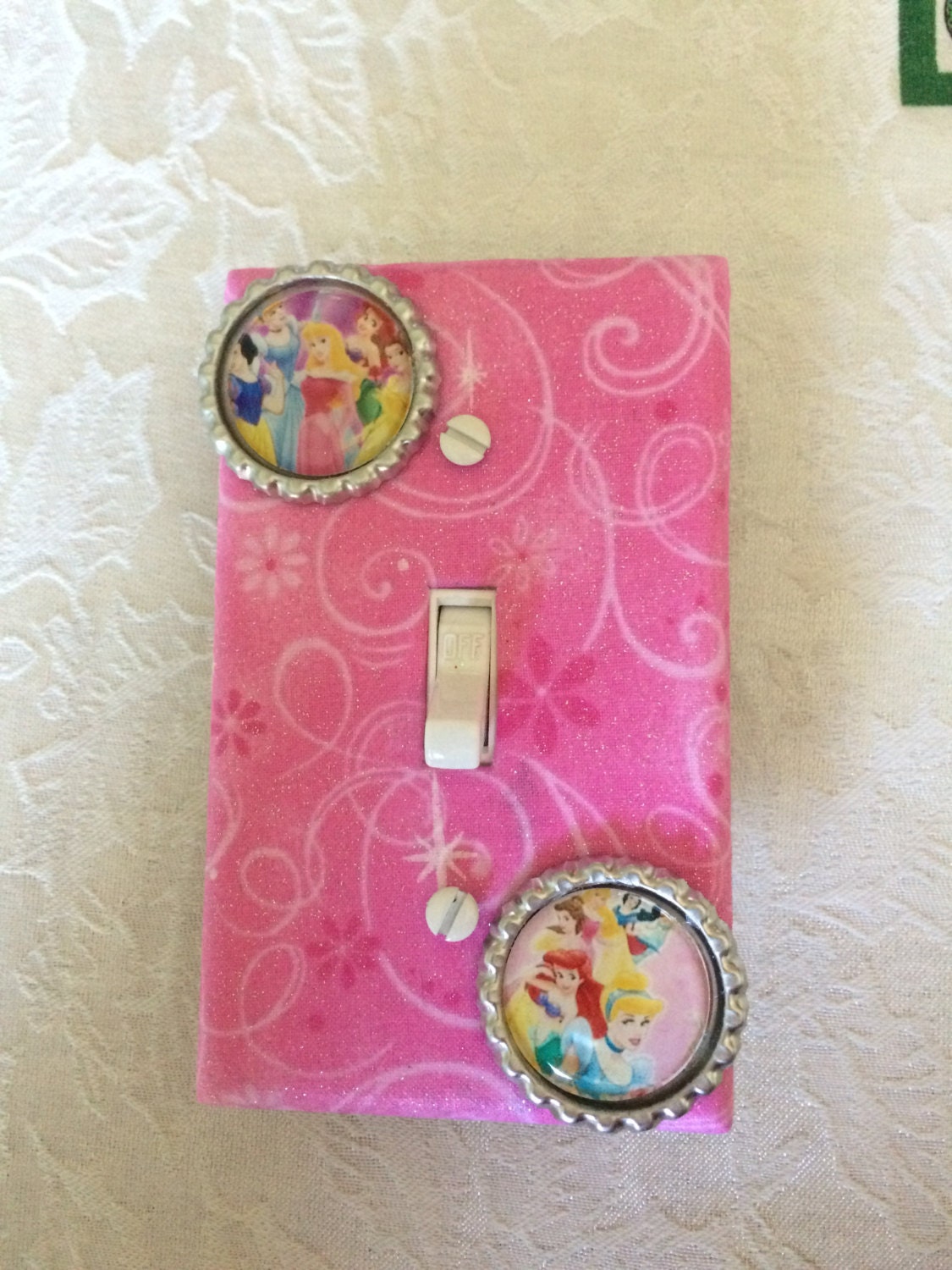 Princess Light Switch Cover Princess Bedroom Decor Pink