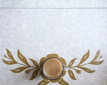 Flying High Coffee Flower Power Square Photographic Kitchen Print