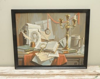 Lincoln Assassination Paint by Number Painting