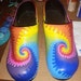 dansko tie dye clogs
