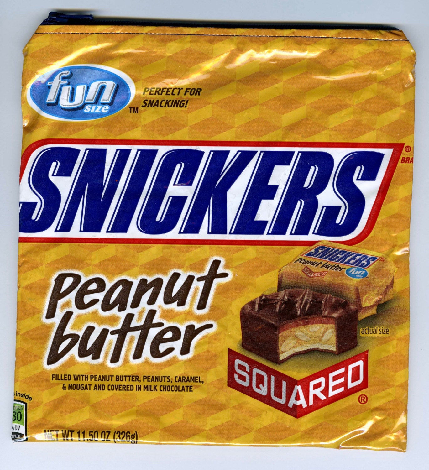 Snickers Peanut Butter Squared Candy Wrapper by SueFiscalini
