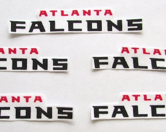 Atlanta Falcons "NO SEW" Appliques 5 falcons