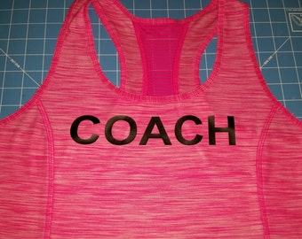 Coach tank top, team beachbody coach