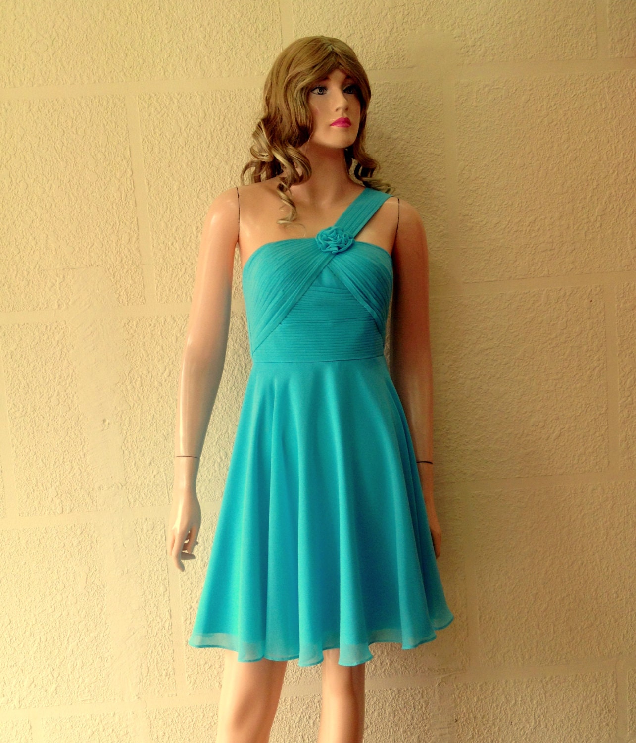 sky-blue-bridesmaid-dress-one-shoulder-dress