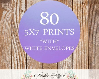80 5x7s Printing Package - You purchase the Printing Package & Design, and I'll do all the printing for you