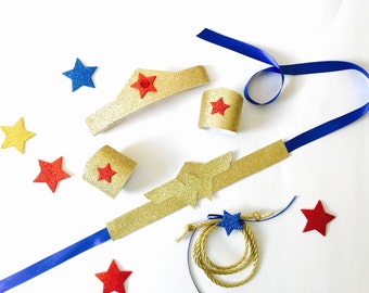 WONDER WOMAN Accessories, Superhero Costume Accessories, Adult/PlusSize/Teen, Baby, Toddler Wonder Woman Belt, Wonder Woman Tiara, Wonder Wo