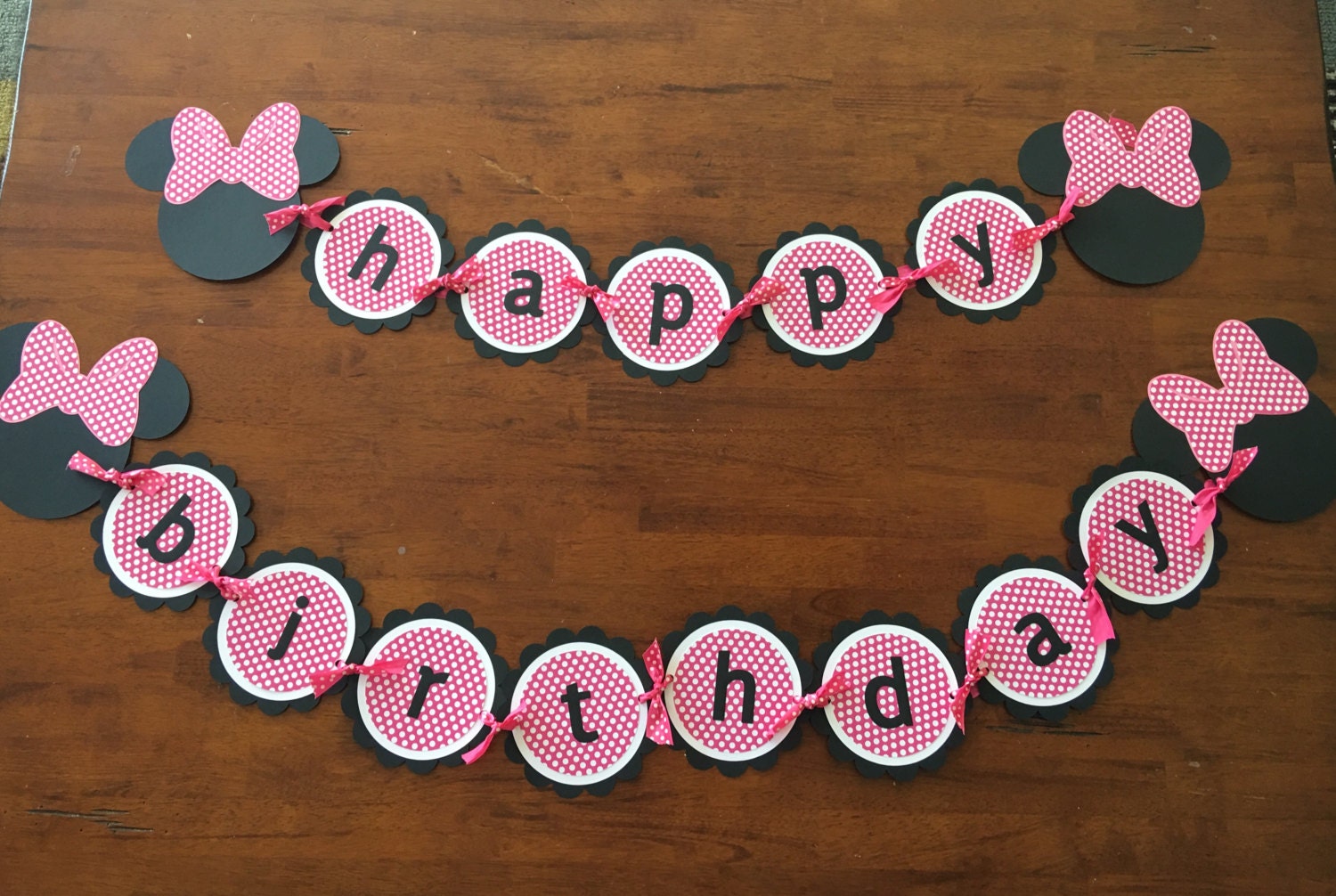 Minnie Mouse Birthday Banner