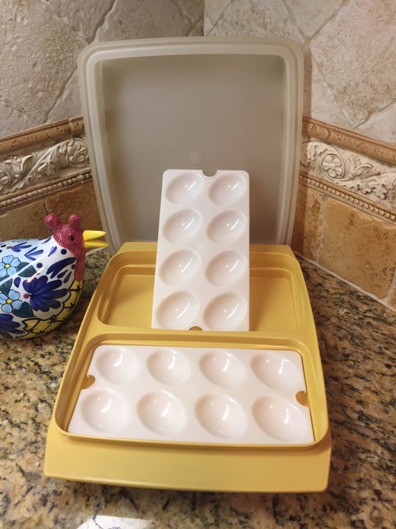 Tupperware Deviled Egg Keeper Party Ware Egg Tray Deviled Egg