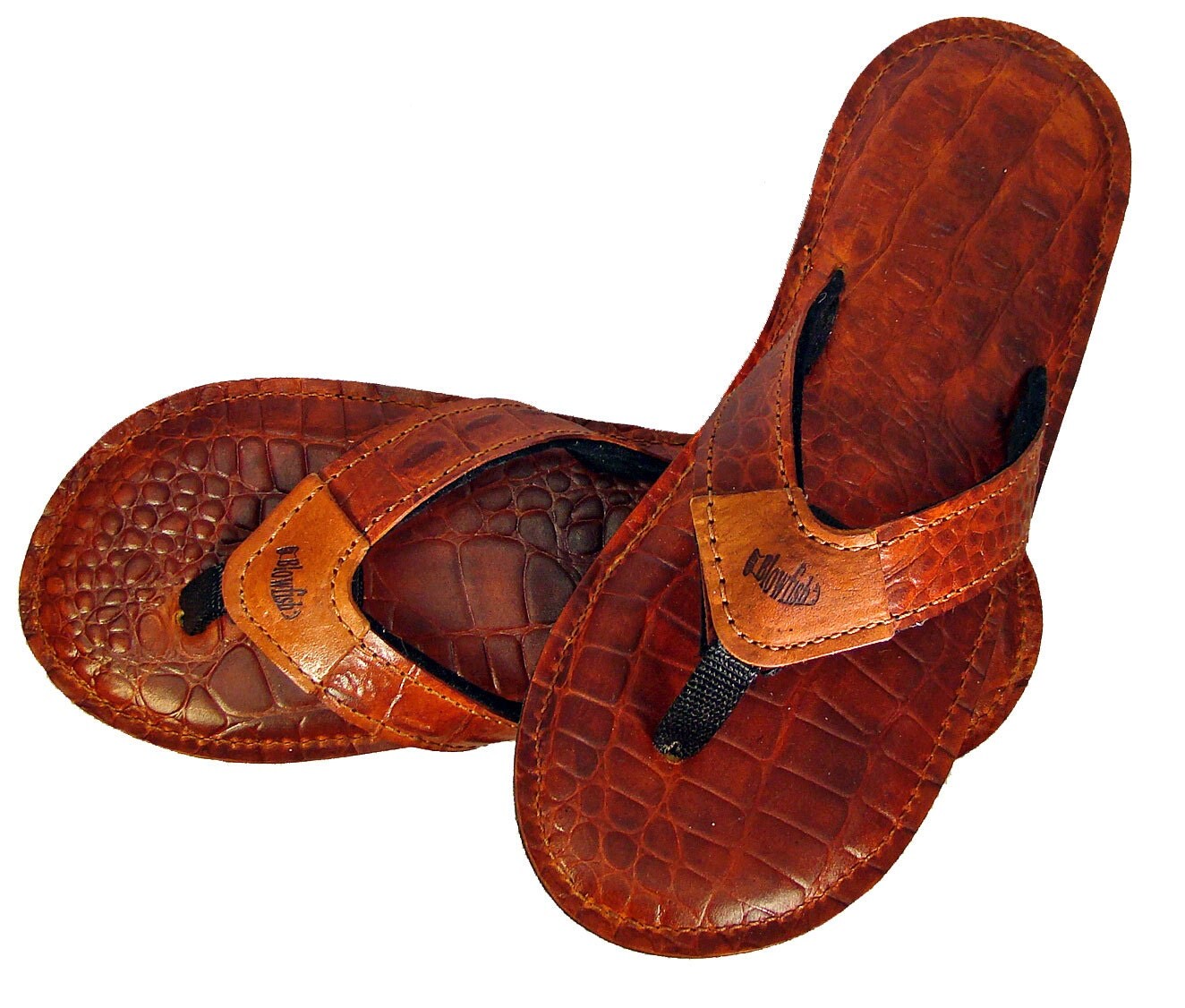 leather flipflop