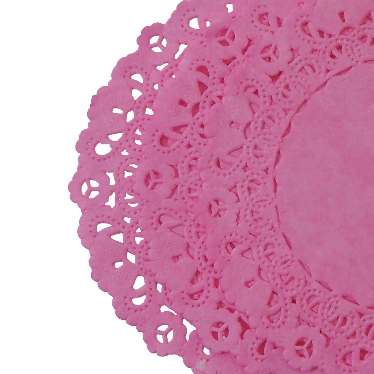 HOT PINK Paper Doilies 4 5 6 8
