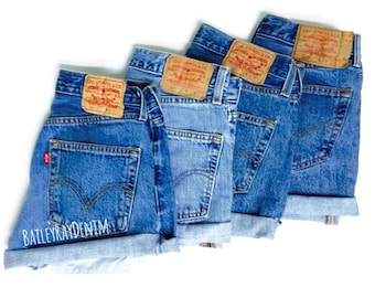Levis Shorts - High Waisted Cutoffs Denim Cheeky - All Sizes xs s m l xl xxl