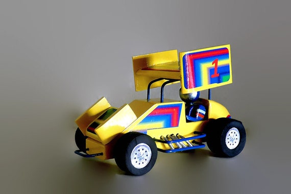 wooden sprint car