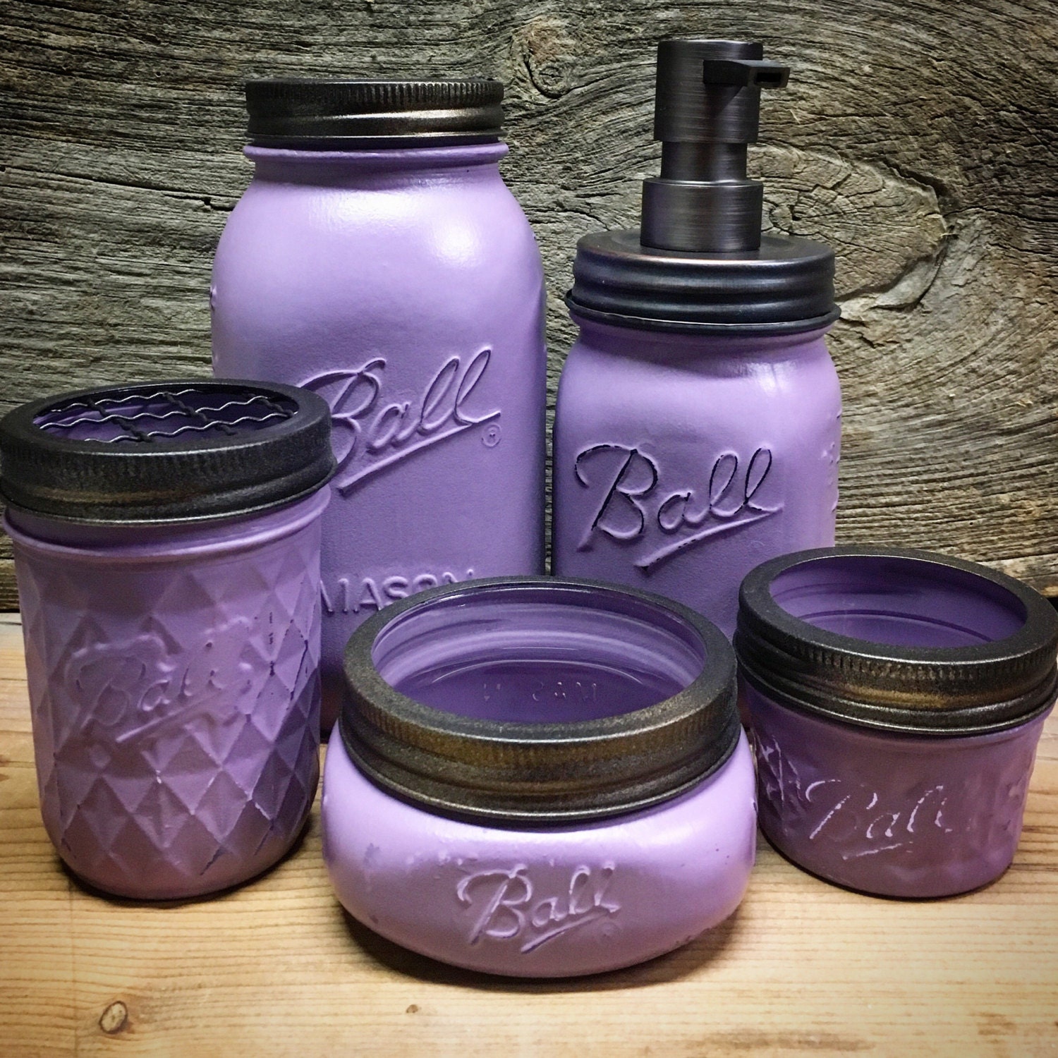 Bathroom AccessoriesMason Jar Bathroom Set 5pcMason Jar