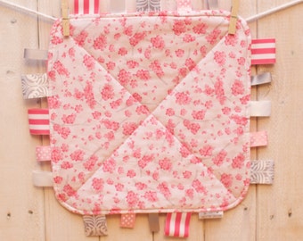Pink Cherry Blossom Ribbon Blankie