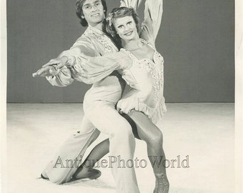 German ice skaters A Lehmann H Wiesinger vintage photo