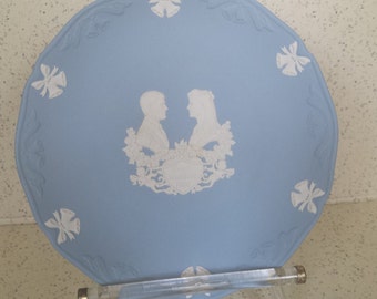 Jasperware Royal Wedding Plate 1986