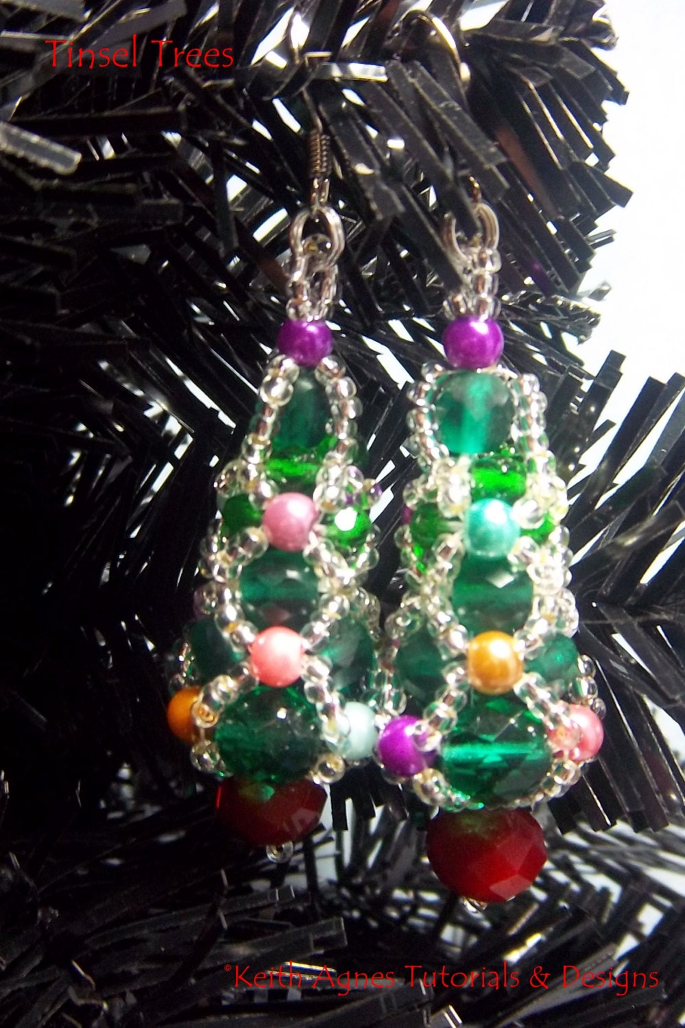 tutorial christmas tinsel trees tutorial christmas tinsel trees