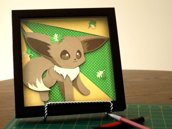 Pokemon Eevee Shadow Box