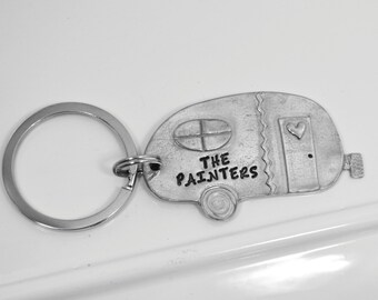 Personalized Camper Keychain