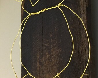 Items similar to Wire Owl Sculpture on Etsy