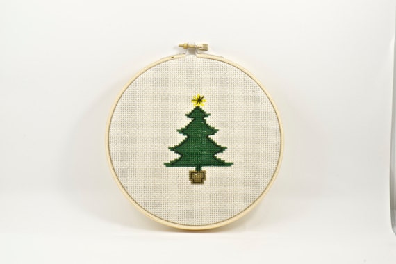 Christmas Tree Cross Stitch PLETE KIT Do It Yourself