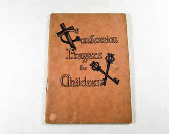 Confession Prayers for Children Mini Paperback Booklet