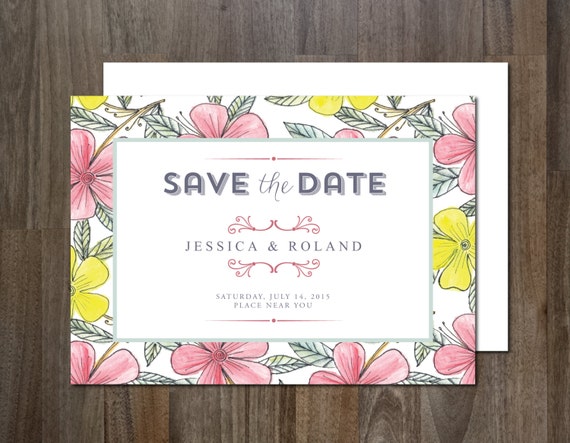 Items similar to Save the Date Invitation on Etsy