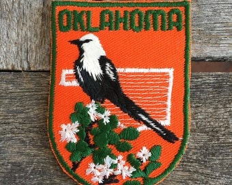 Oklahoma Vintage Travel Patch by Voyager